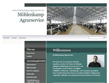 Tablet Screenshot of moehlenkamp-agrarservice.de